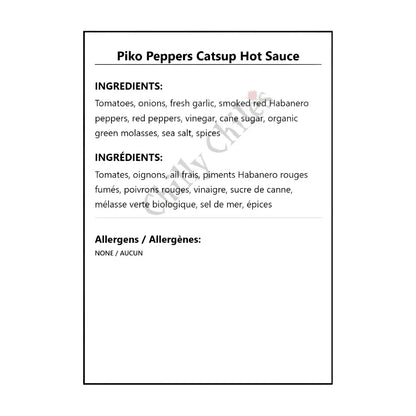 Piko Peppers Catsup Hot Sauce - Hot Sauce