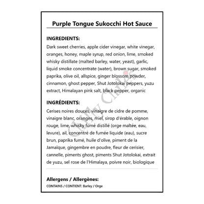 Purple Tongue Sukocchi Hot Sauce - Hot Sauce