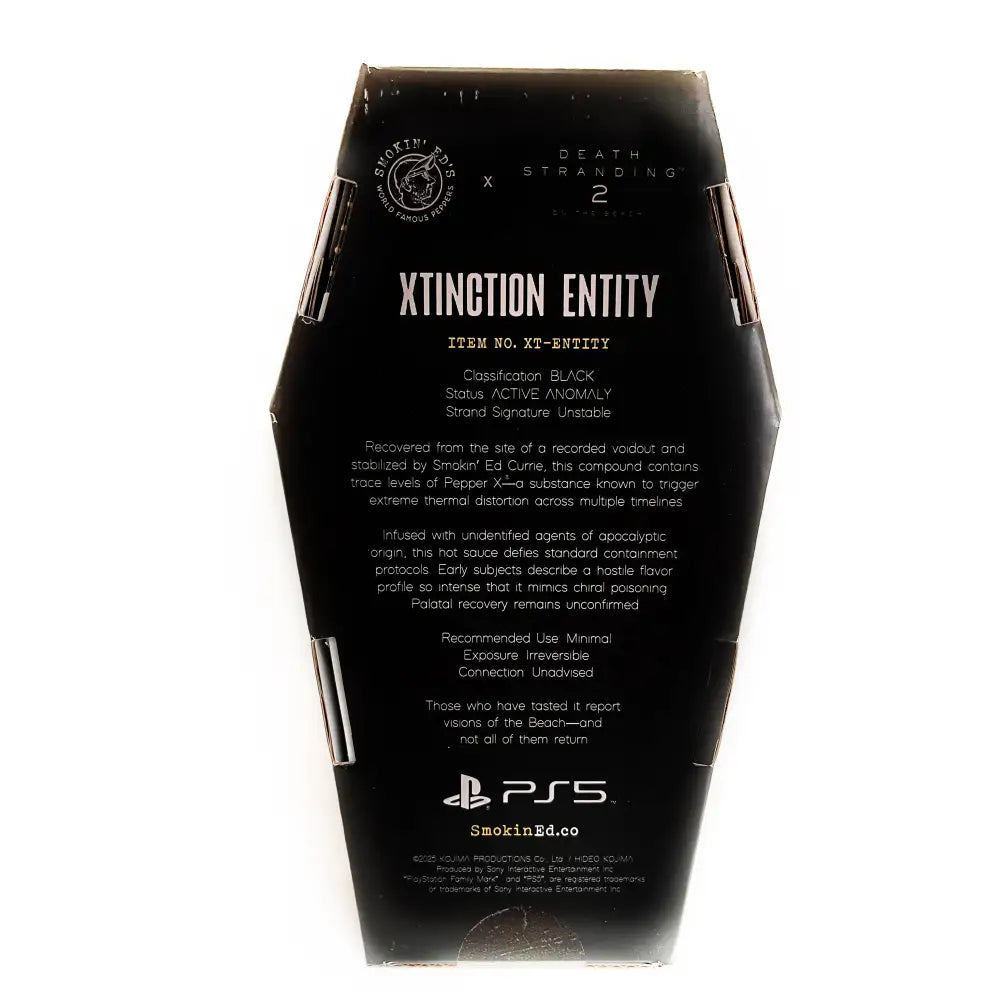 Smokin’ Ed’s Xtinction Entity Special Edition Hot Sauce - Hot Sauce