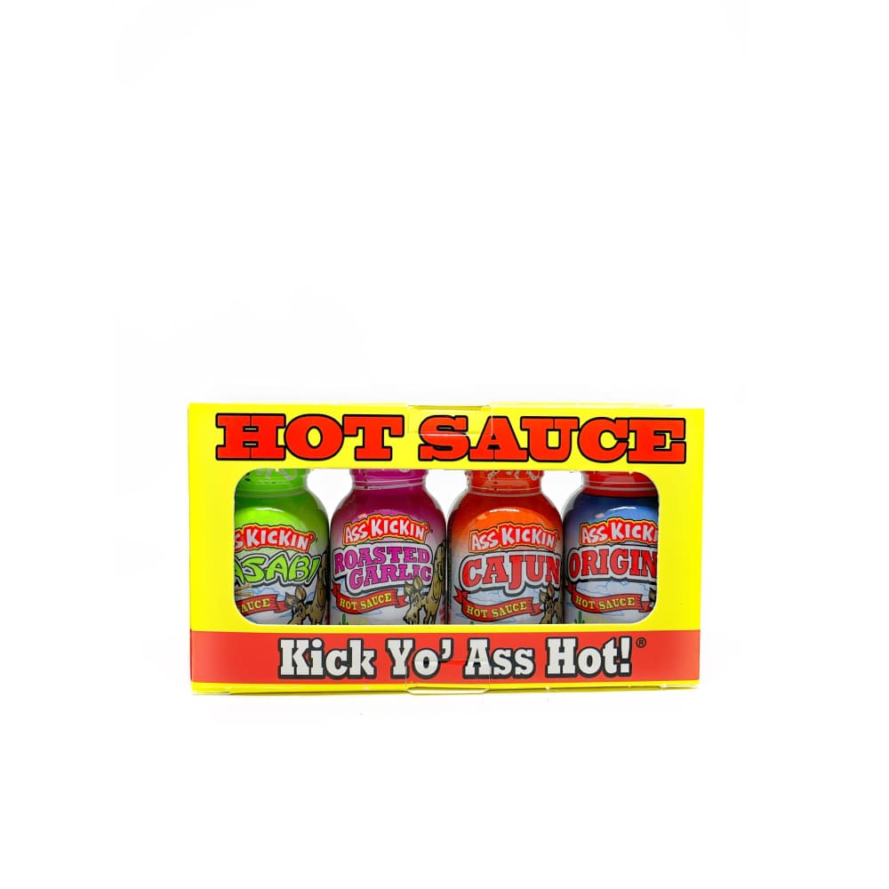 Ass Kickin’ Hot Sauces 4 Mini Bottles - Sauce