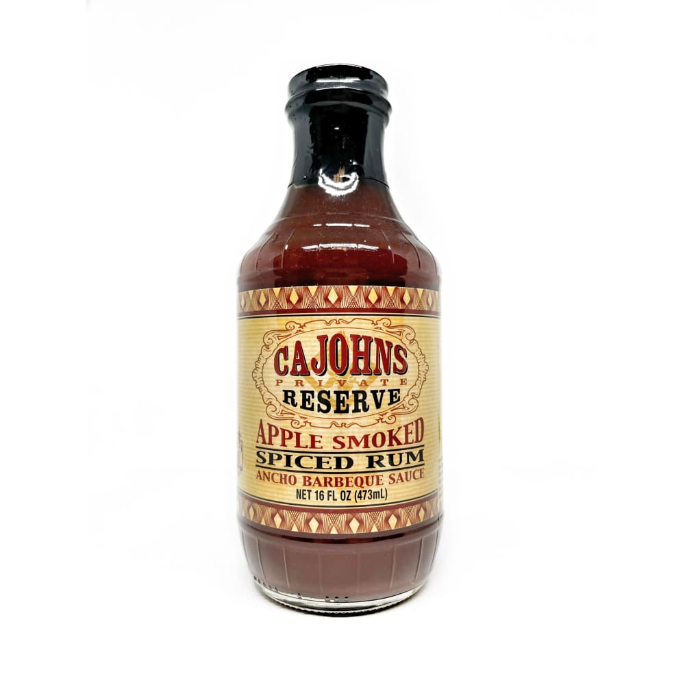 CaJohns Apple Smoked Spiced Rum Ancho BBQ Sauce