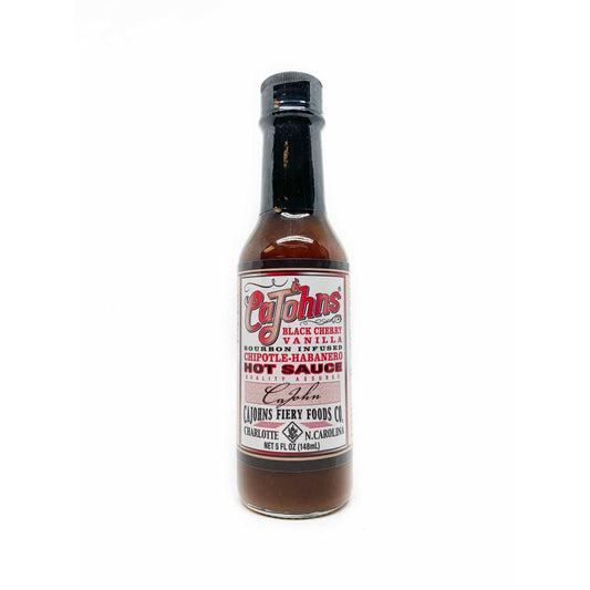 CaJohns Black Cherry Vanilla Bourbon Infused Hot Sauce