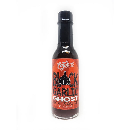 CaJohns Black Garlic Ghost Hot Sauce