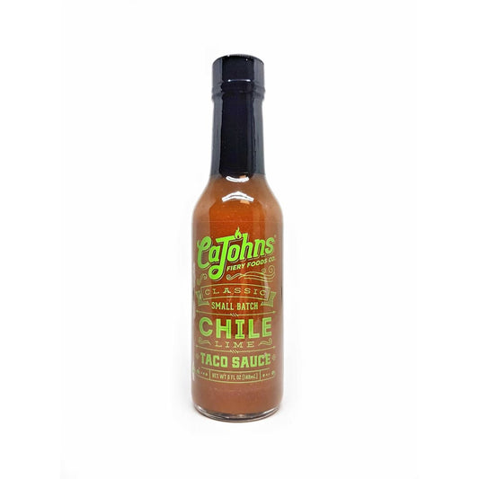 CaJohns Classic Chile Lime Taco Hot Sauce