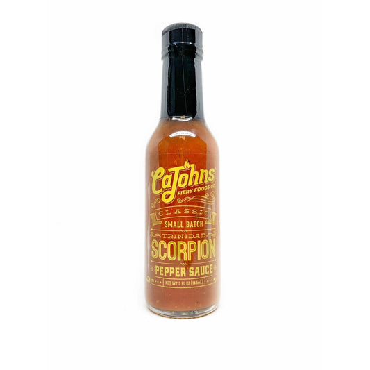 CaJohns Classic Trinidad Scorpion Pepper Hot Sauce