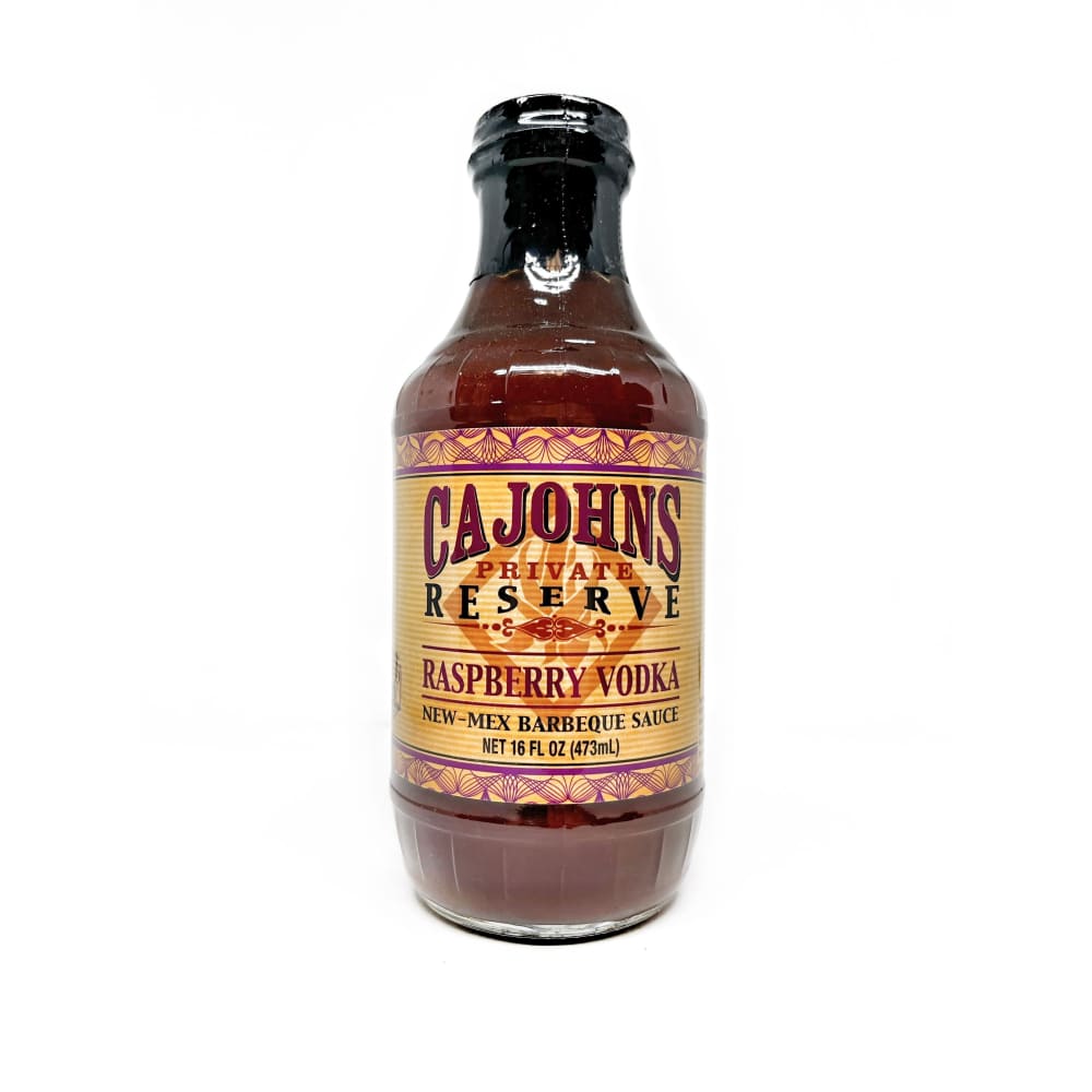 CaJohns Mesquite Smoked Raspberry Vodka New - Mex BBQ Sauce