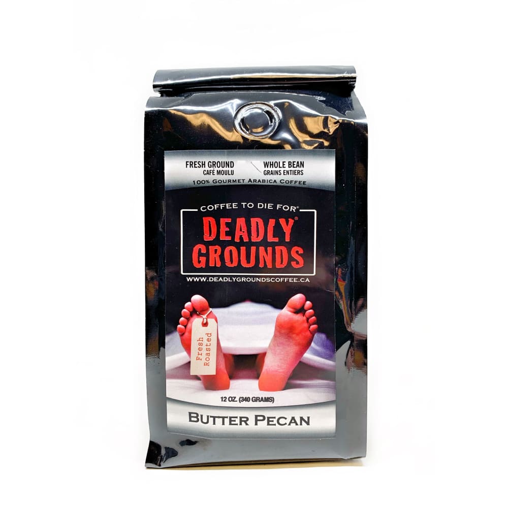 Deadly Grounds Silver Bullet Butter Pecan Coffee Whole Bean - Other