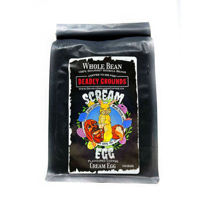 Deadly Grounds Chocolate Scream Egg Coffee Whole Bean - Other