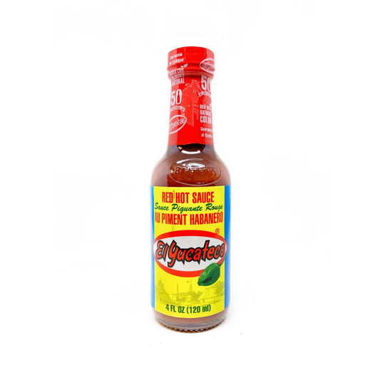 El Yucateco Salsa Picante de Chile Habanero Red Hot Sauce