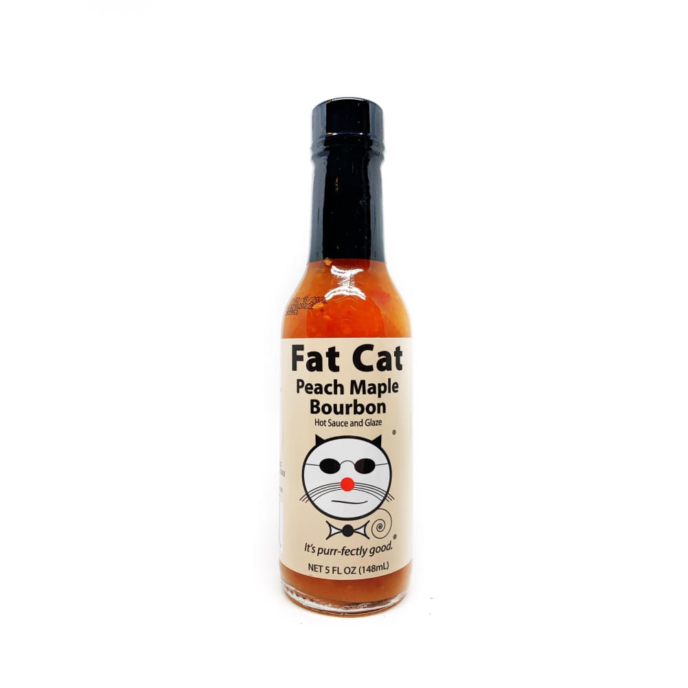 Fat Cat Peach Maple Bourbon Hot Sauce