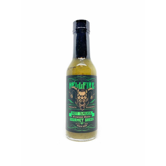 Hellfire Gourmet Green Private Reserve Hot Sauce - Hot Sauce