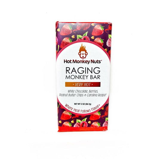 Hot Monkey Nuts Raging Carolina Reaper Chocolate Bar - Snacks