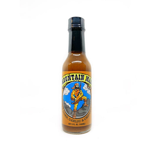 Mountain Man Corn Garlic and Chipotle Hot Sauce