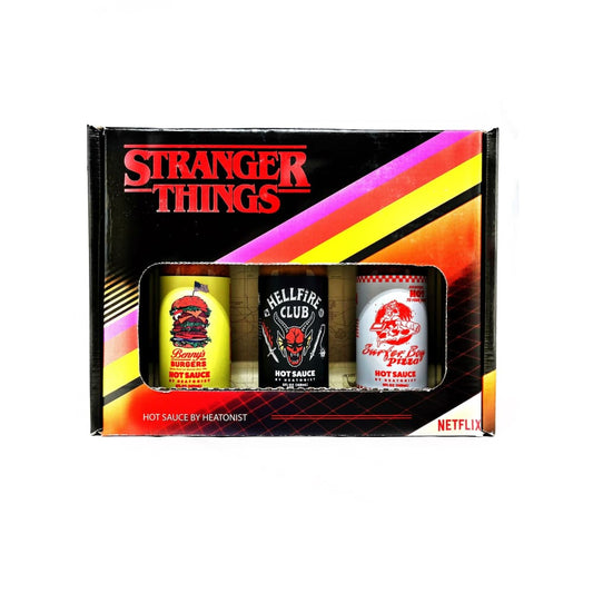 Stranger Things Hot Sauce Trio